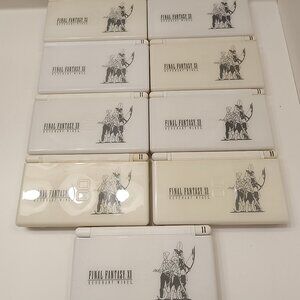 Authentic Nintendo DS Lite Console With Charger Final Fantasy XII Revenant Wings